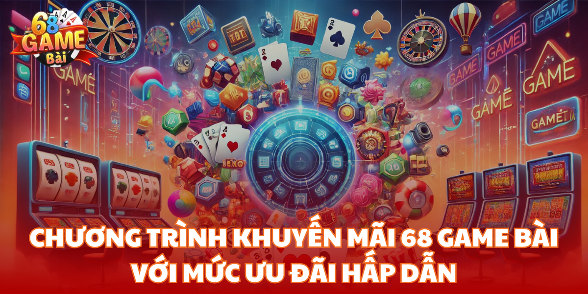 Chương trình khuyến mãi 68 Game Bài với mức ưu đãi hấp dẫn