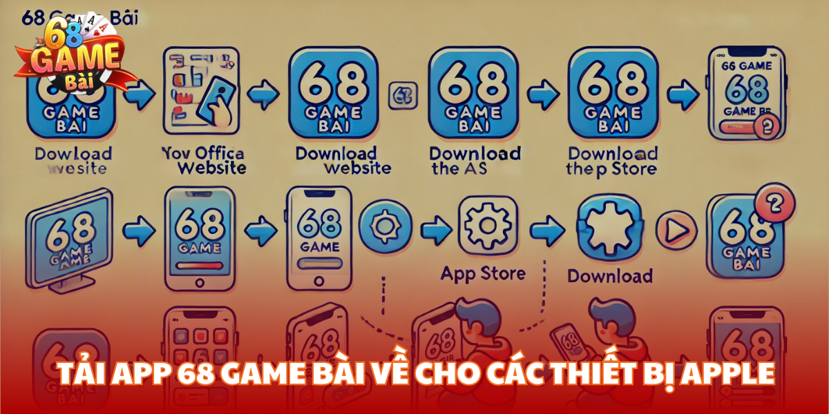 Tải app 68 Game Bài về cho các thiết bị Apple