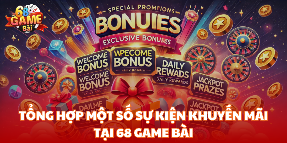 Tổng hợp một số chương trình khuyến mãi tại 68 Game Bài